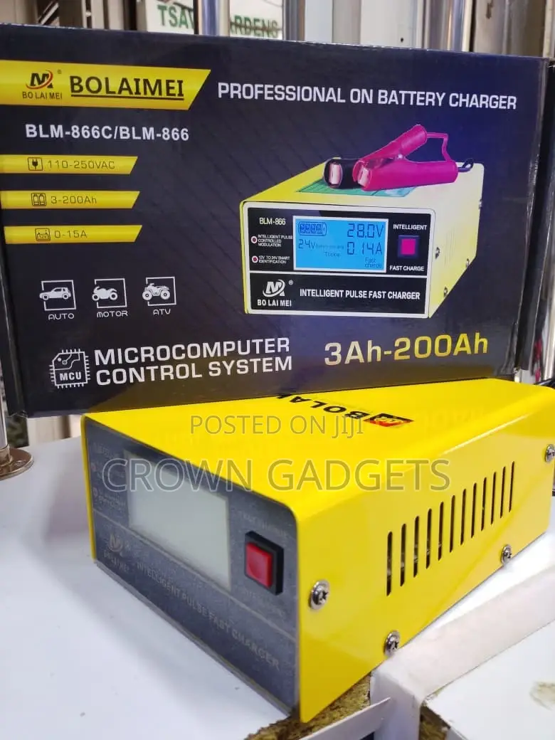 BLM-866c Digital Battery Charger Agm Gel Lead Acid