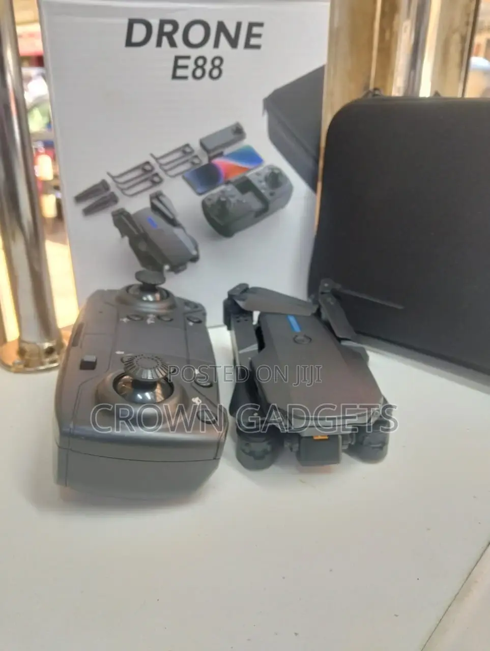 E88 Wifi FPV Foldable Drone With One-Key Return Altitude Hold