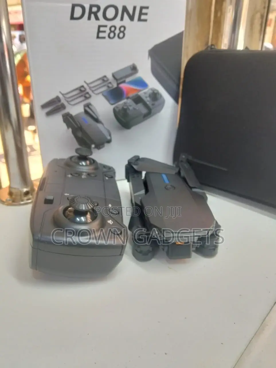 E88 Wifi FPV Foldable Drone With One-Key Return Altitude Hold