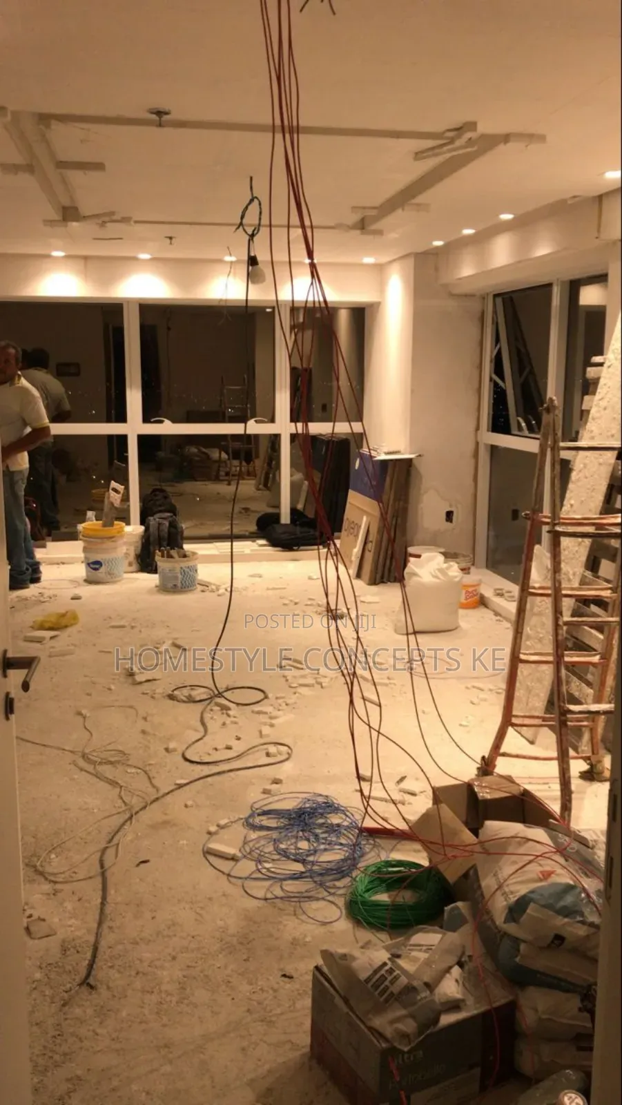 Reception Office Interior Design Renovation Partitions