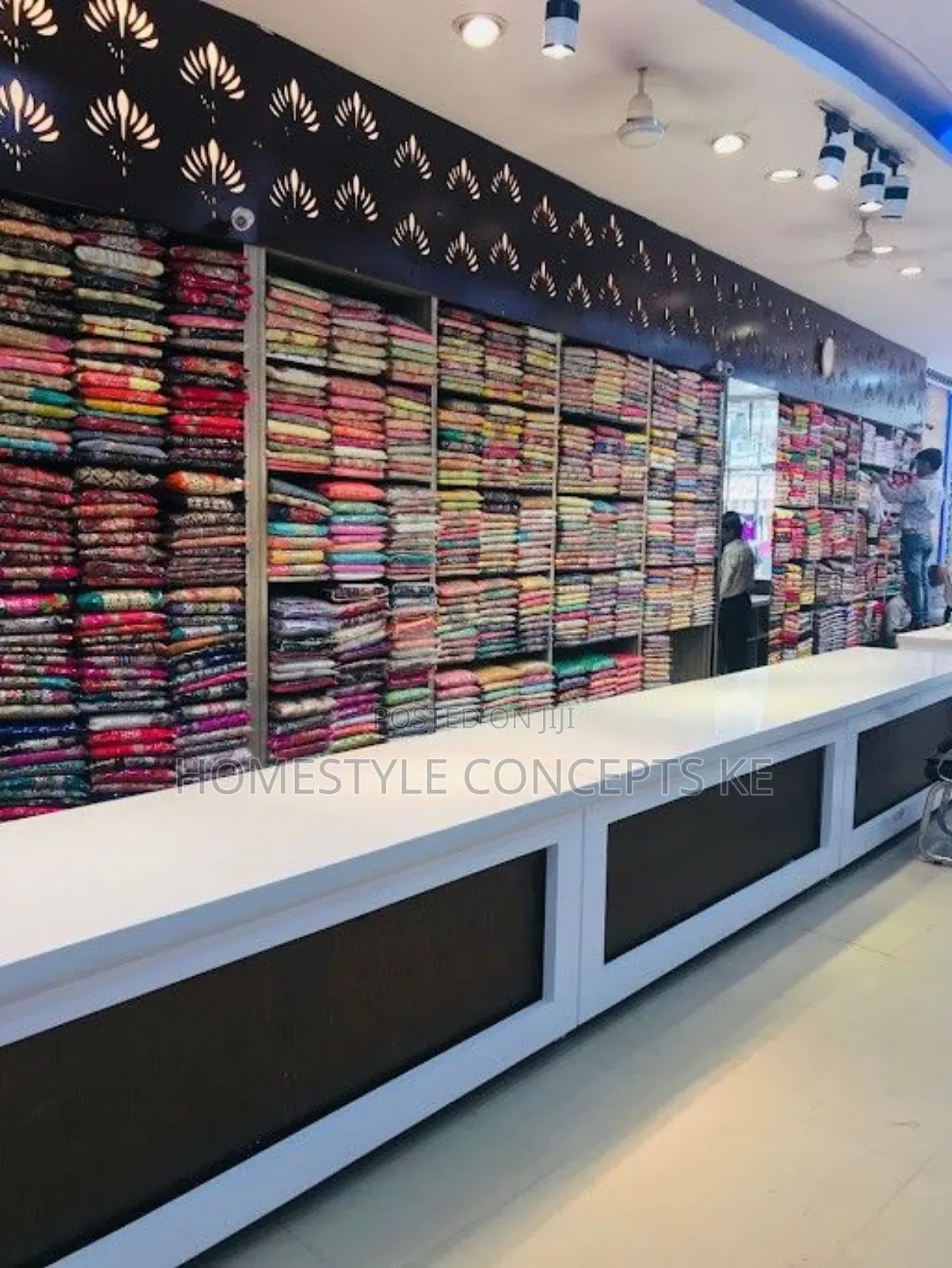Modern Classy Shop Interior Renovation Shelves Shelf Lighting Services