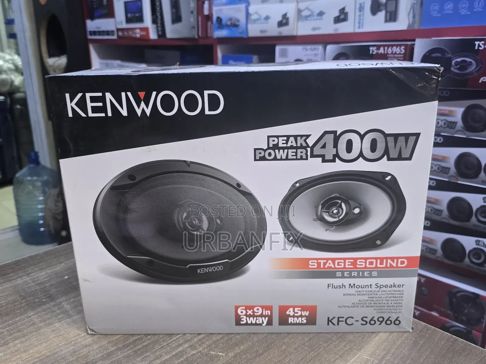 Kenwood 400watts 6 by 9 Oval Midrange Speakers - A Pair