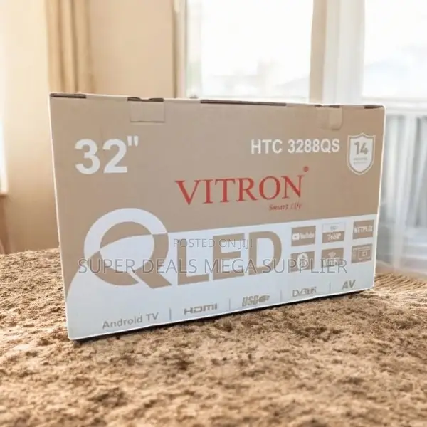 Clear High Definition Display Vitron 32 Inch Qled Smart Android Led Tv