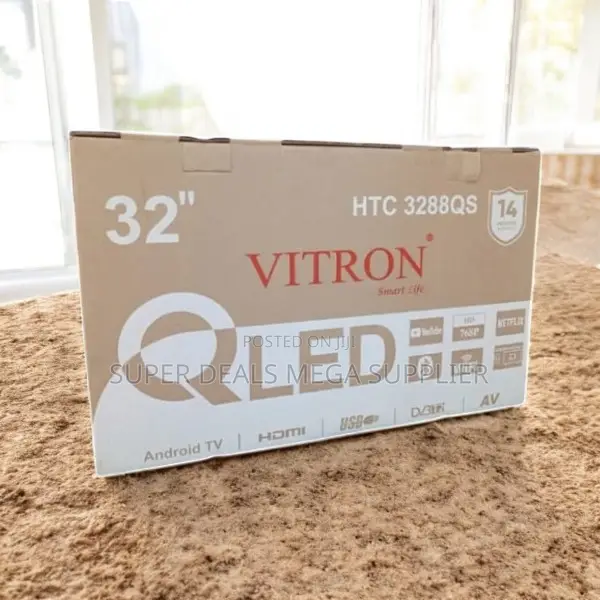 Bluetooth Enabled Vitron 32 Inch Qled Smart Android Led Tv