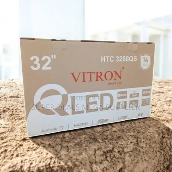 Bluetooth Enabled Vitron 32 Inch Qled Smart Android Led Tv