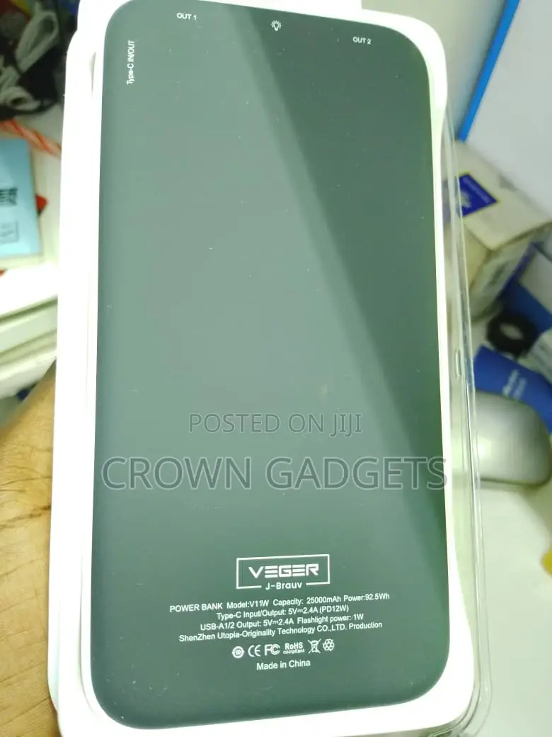 Veger V11w 25000mah Power Bank