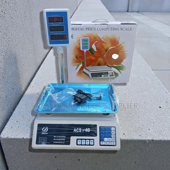 Top Quality Heavy Duty Acs 40 Upto 40kgs Digital Weighing Scale