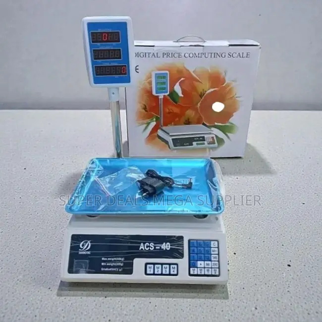 Long Term Reliability Acs 40 Upto 40kgs Digital Weighing Scale