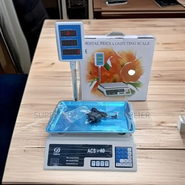 Heavy Duty Acs 40 Upto 40kgs Electronic Weight Digital Weighing Scale