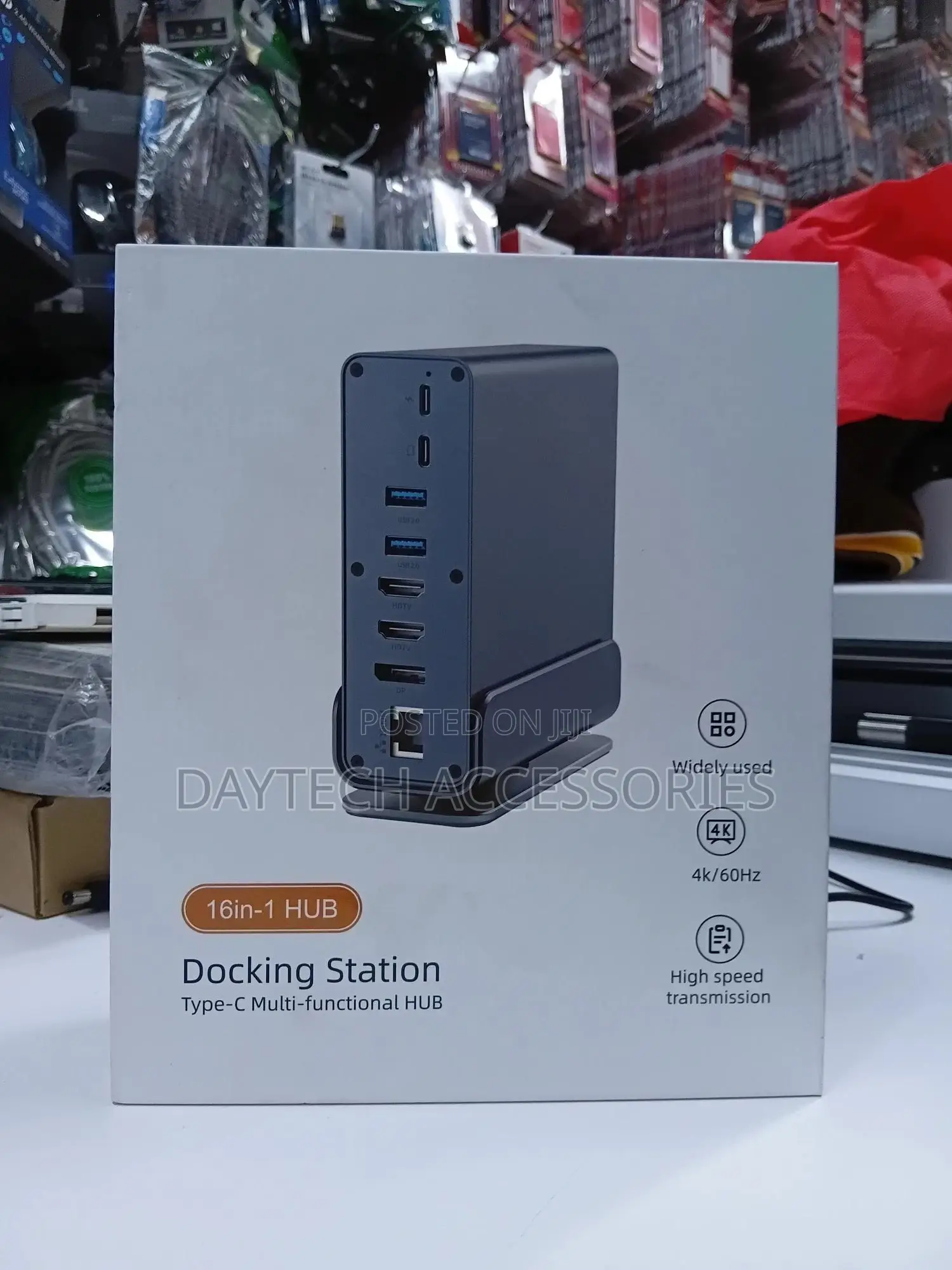 16-in-1 Usb C Docking Station 100w Triple Display Multi Port.