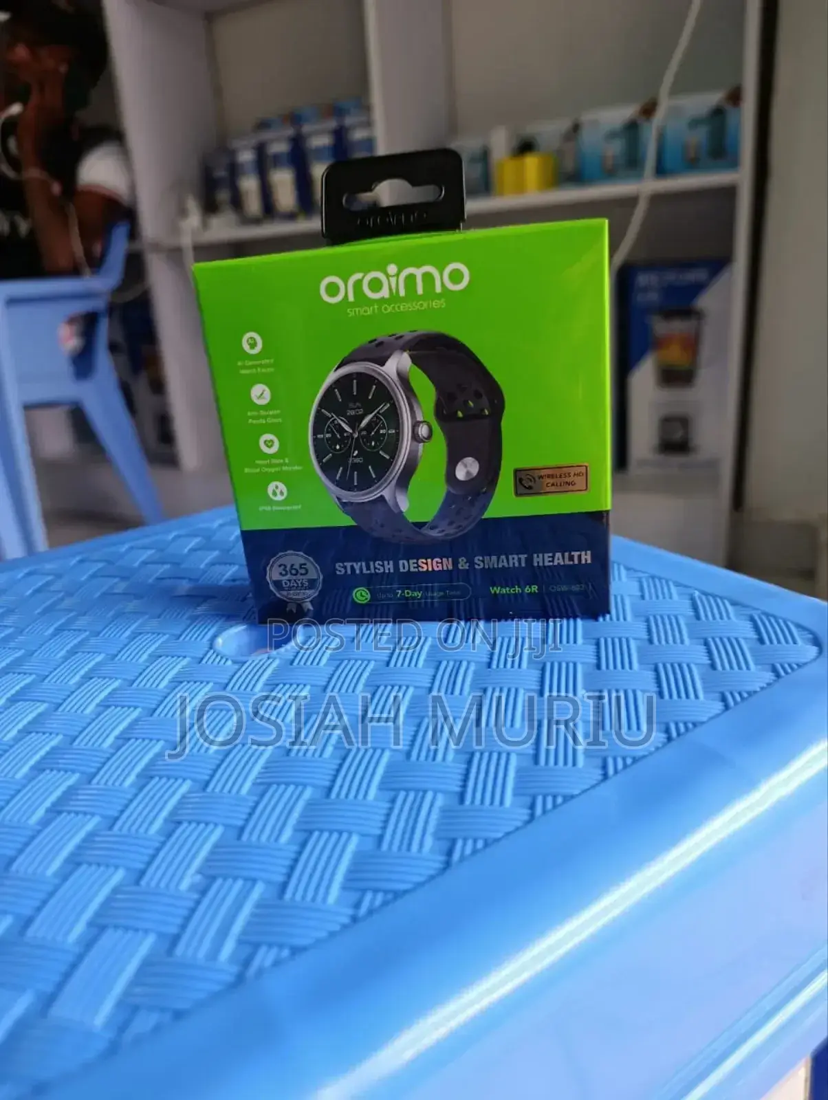 Oraimo Watch Osw-823 – Up to 7 Days Battery + Ip68