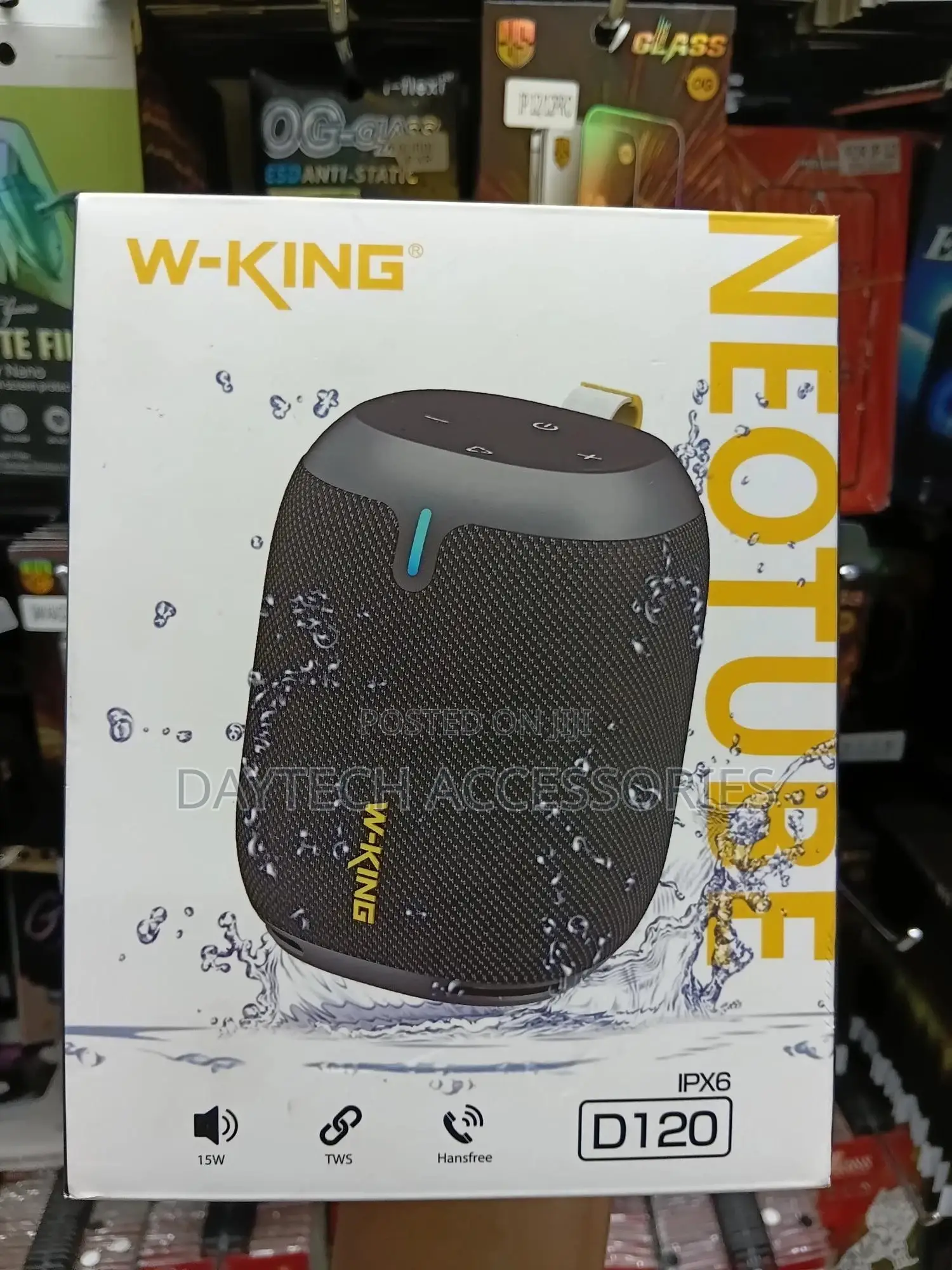 W-King D120 True Wireless Bluetooth Speaker With Powerful Heavy Bass.