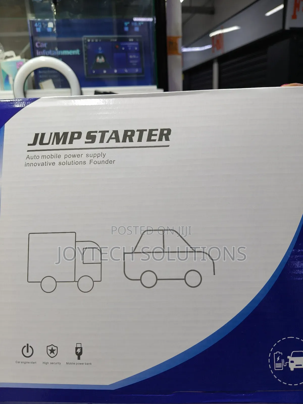 Emergency Starter With Air Pump Combo