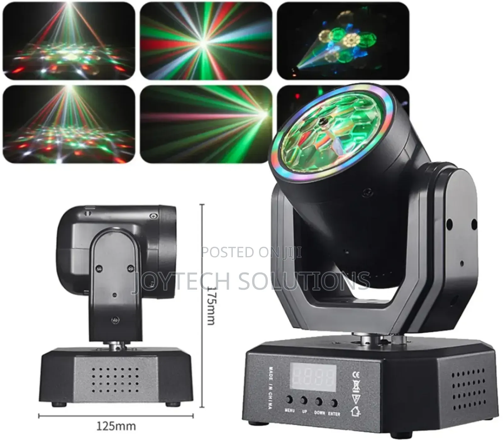 Haed Light With Laser Beam Light Colourful