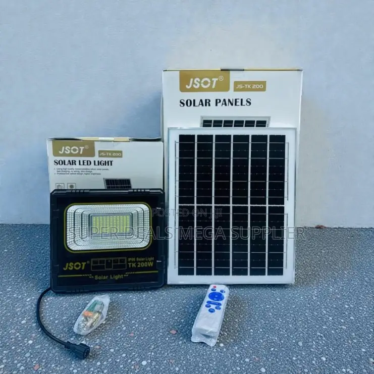 Light Control Ip66 Dusk to Dawn 200w High Power Led Solar Flood Light