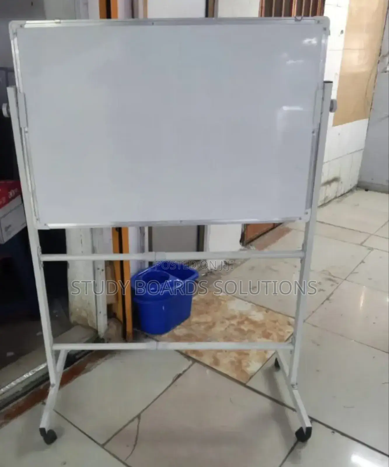3ftx2ft Magnetic Whiteboard With Wheeled Stand for Portability