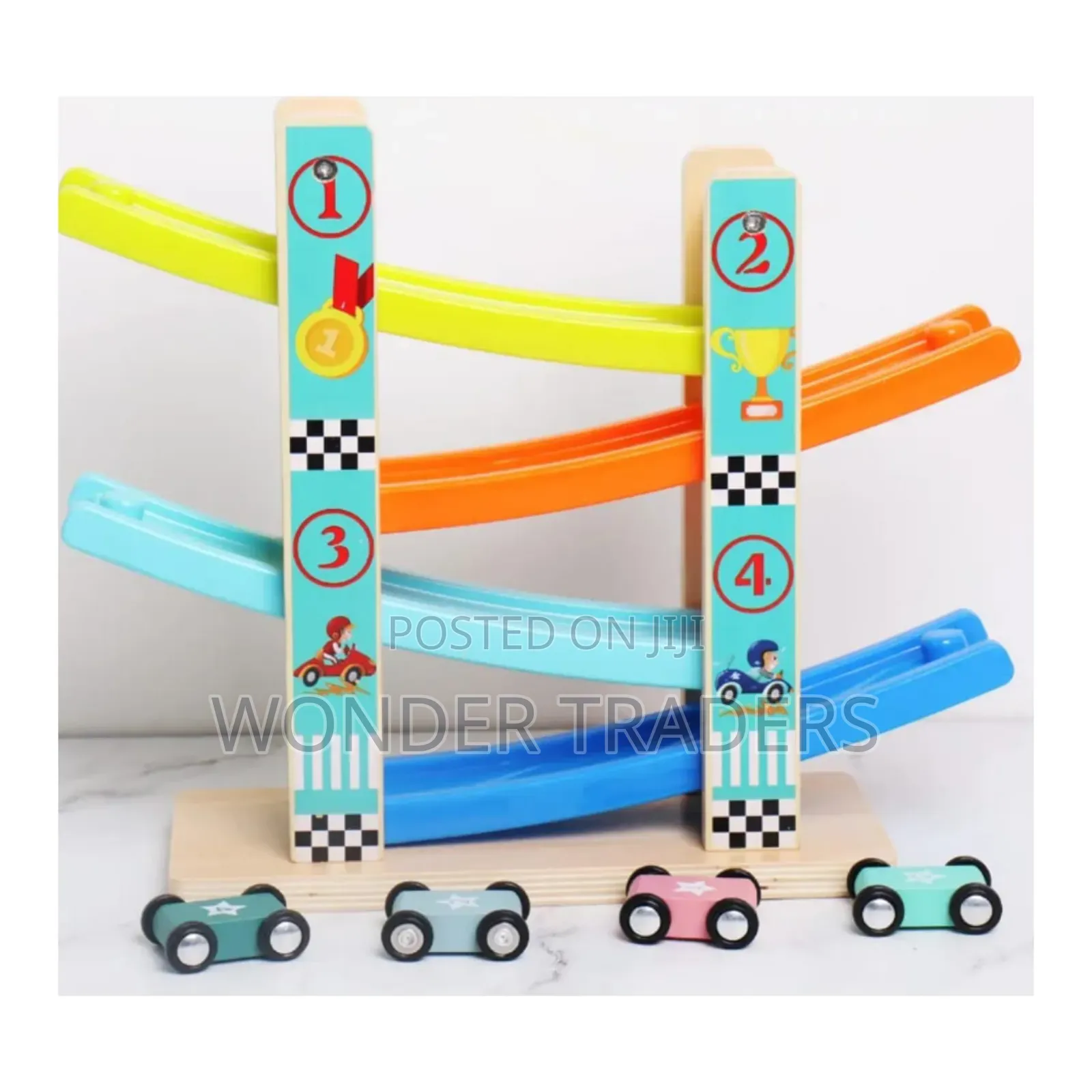 Glider Rail Wooden Toy Set