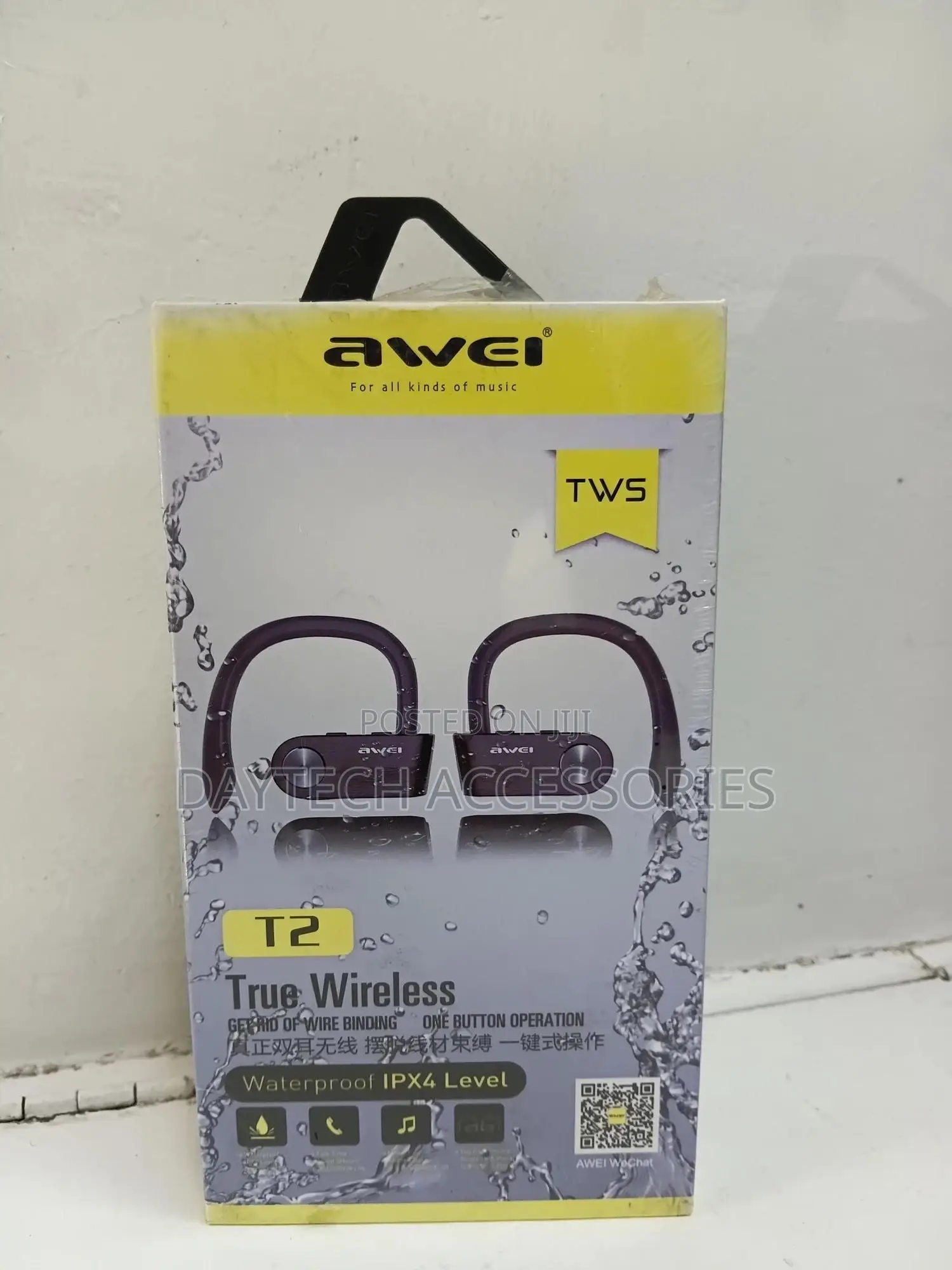 Awei T2 True Wireless Bluetooth Earphones.