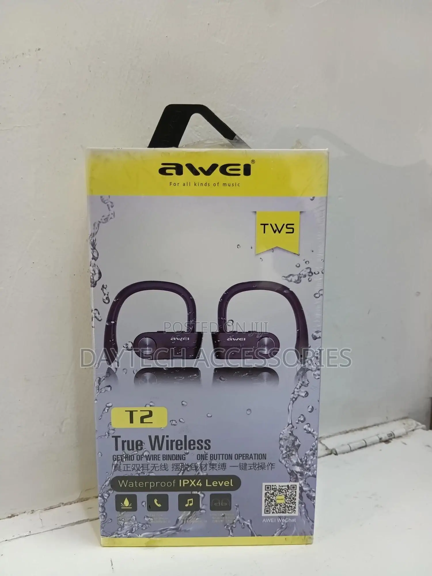 Awei T2 True Wireless Bluetooth Earphones.