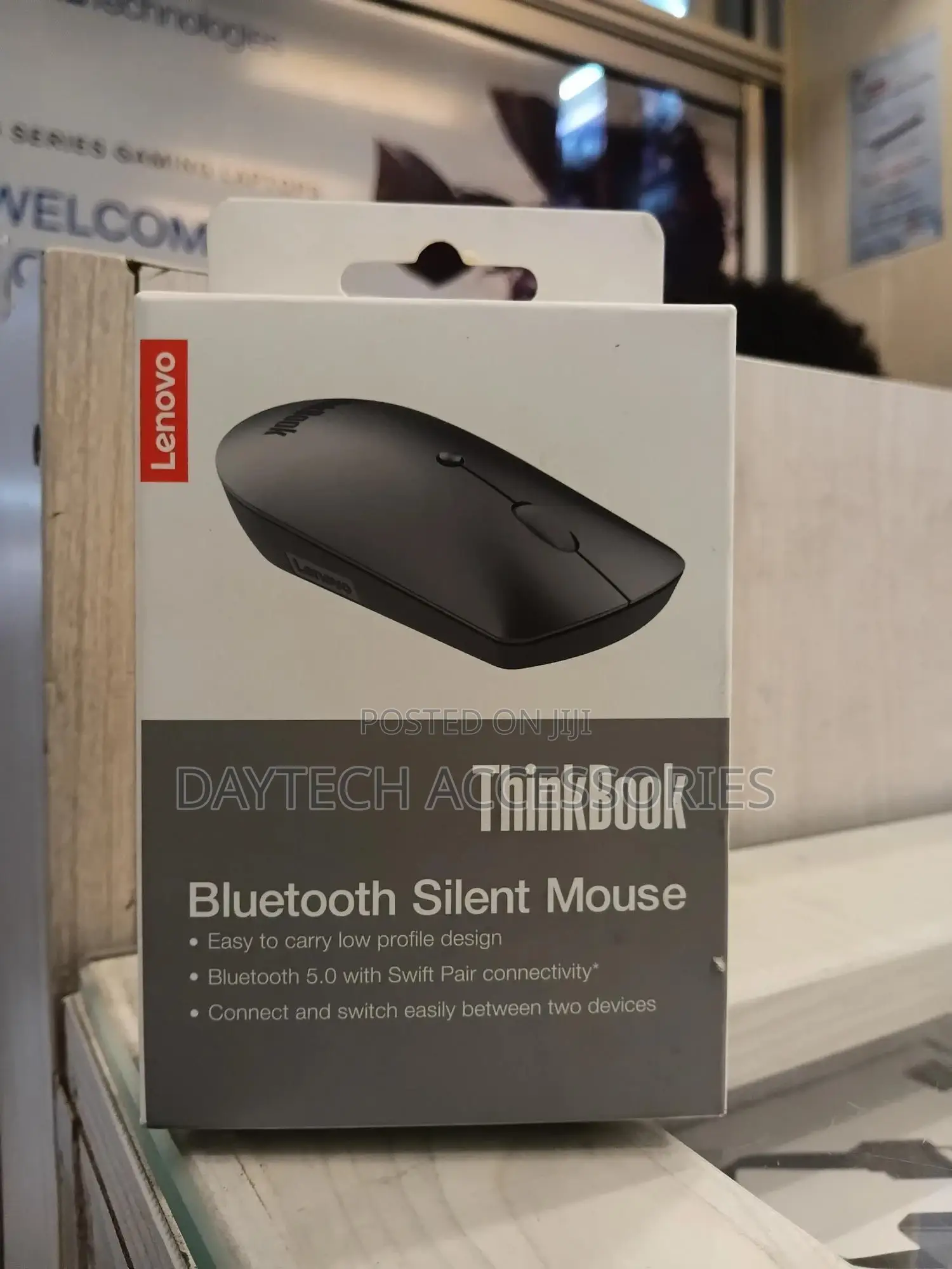 Lenovo - Thinkbook Bluetooth Silent Mouse - Optical Wireless.