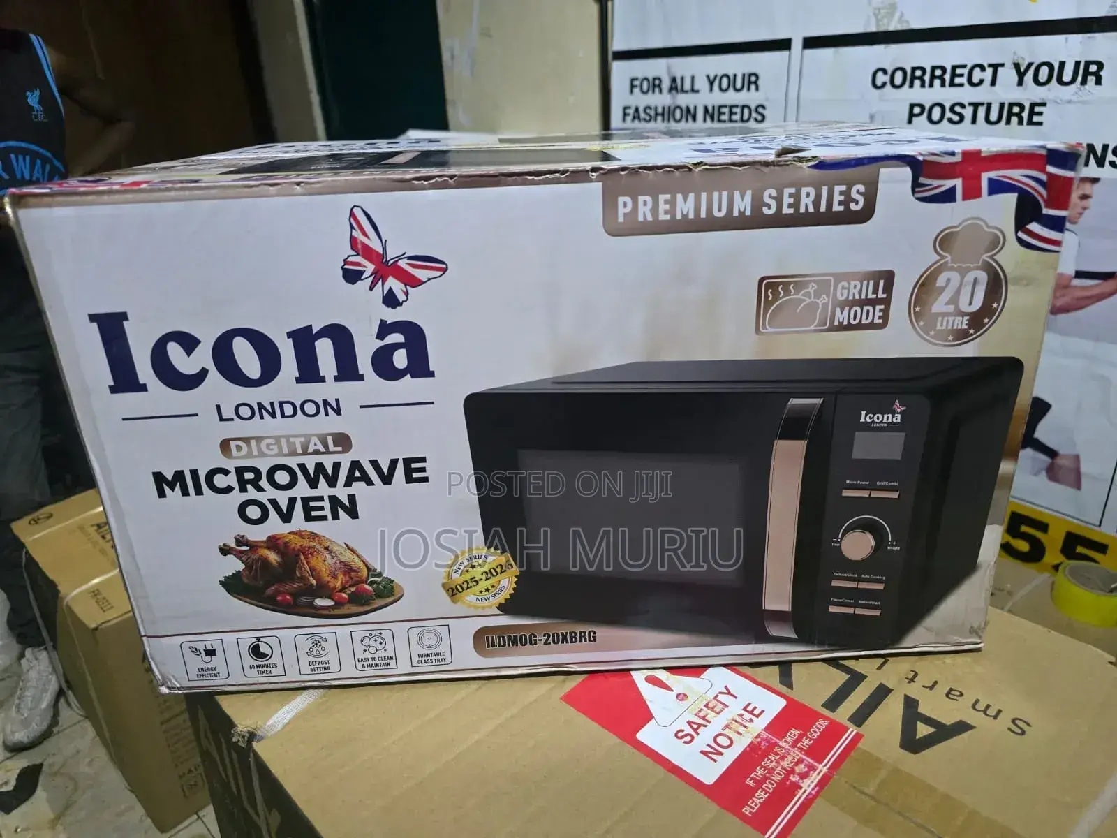 20 Litres Icona Digital Microwave With Grill