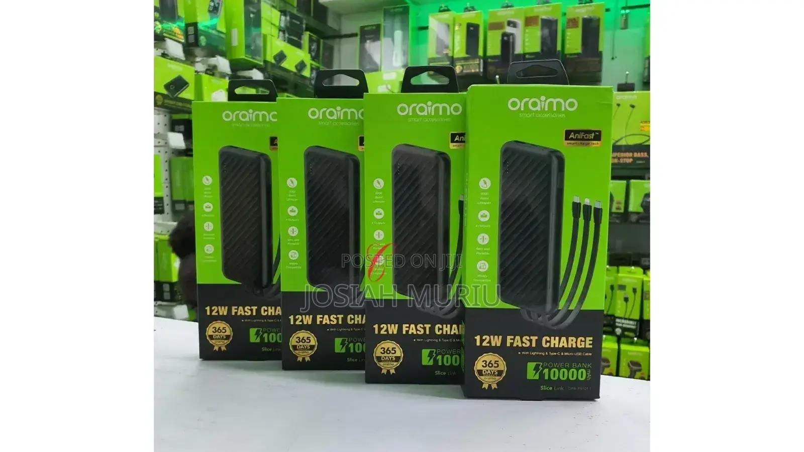Oraimo Slice Link Opb-P5101 10,000mah Power Bank