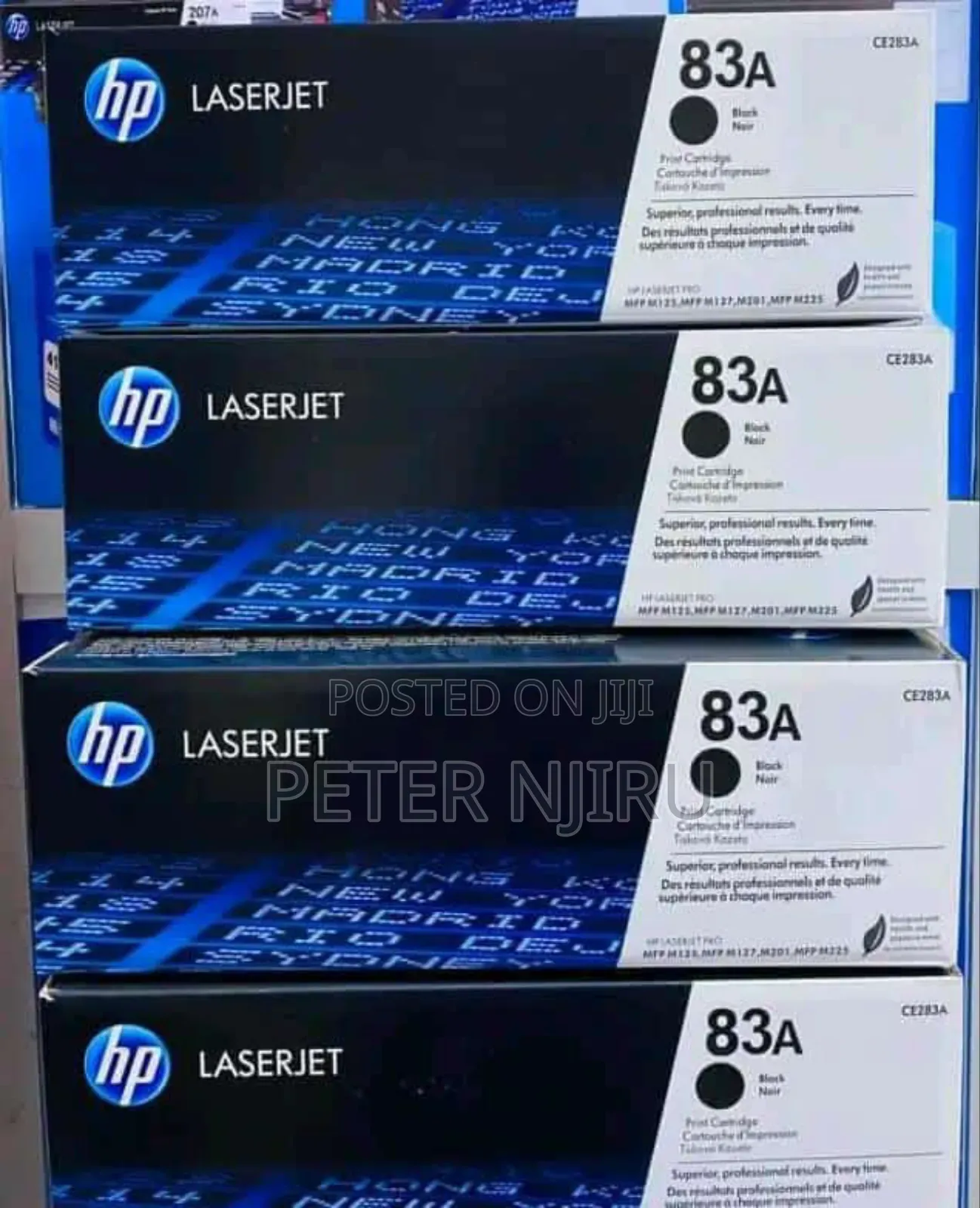 Hp 83a Black (Cf283a) Laserjet Toner Cartridge