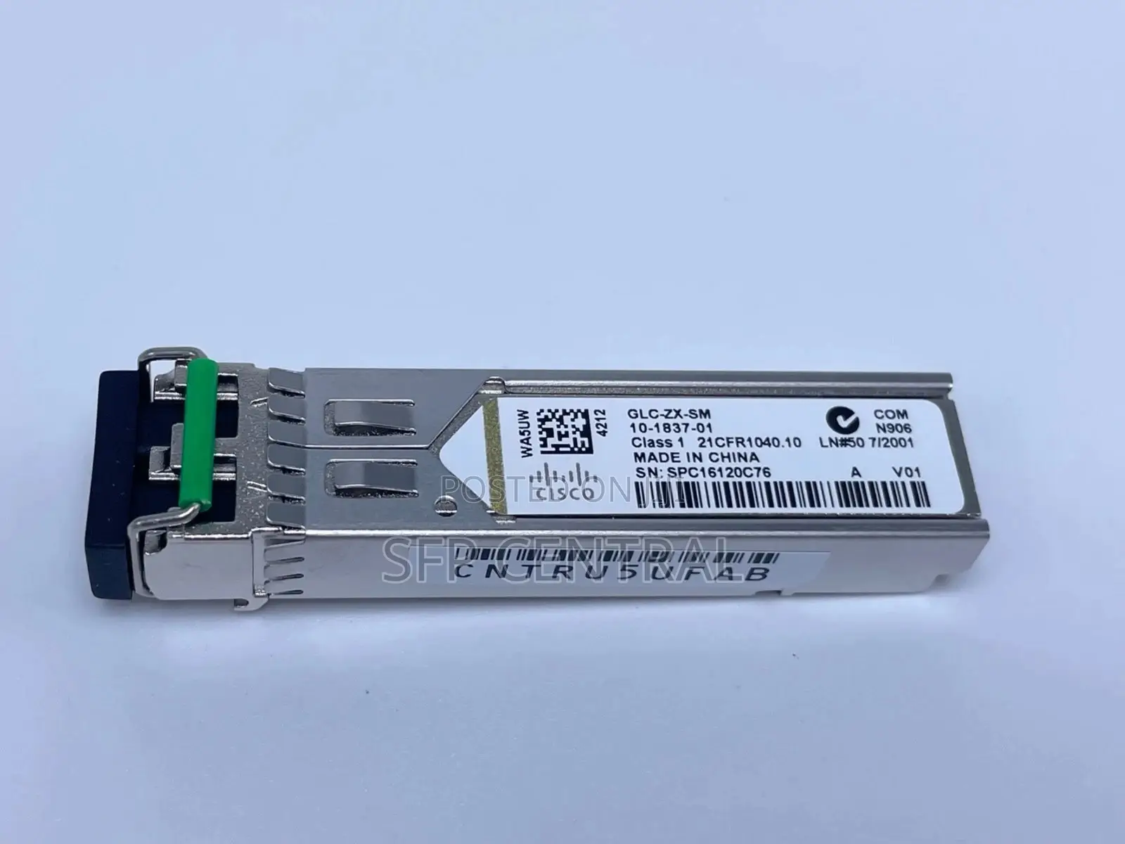 Cisco GLC-Zx-Sm 1000base-Zx 80km Long-Range SFP Transceiver