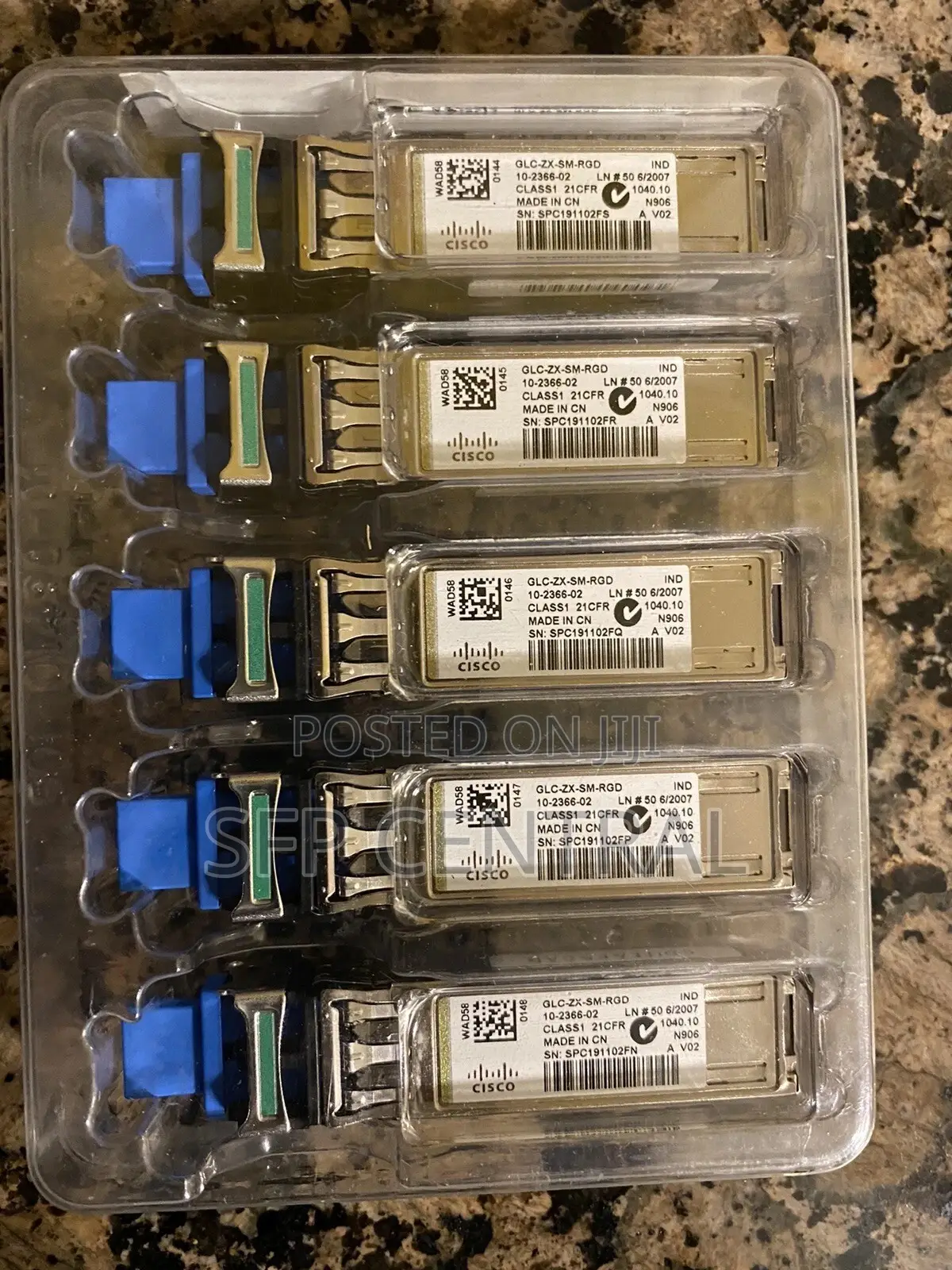 Cisco GLC-Zx-Sm 1000base-Zx 80km Long-Range SFP Transceiver