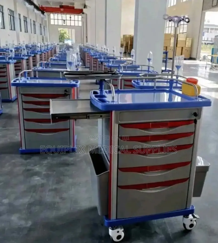 Crash Cart / Emergency Trolley / Medicine Trolley