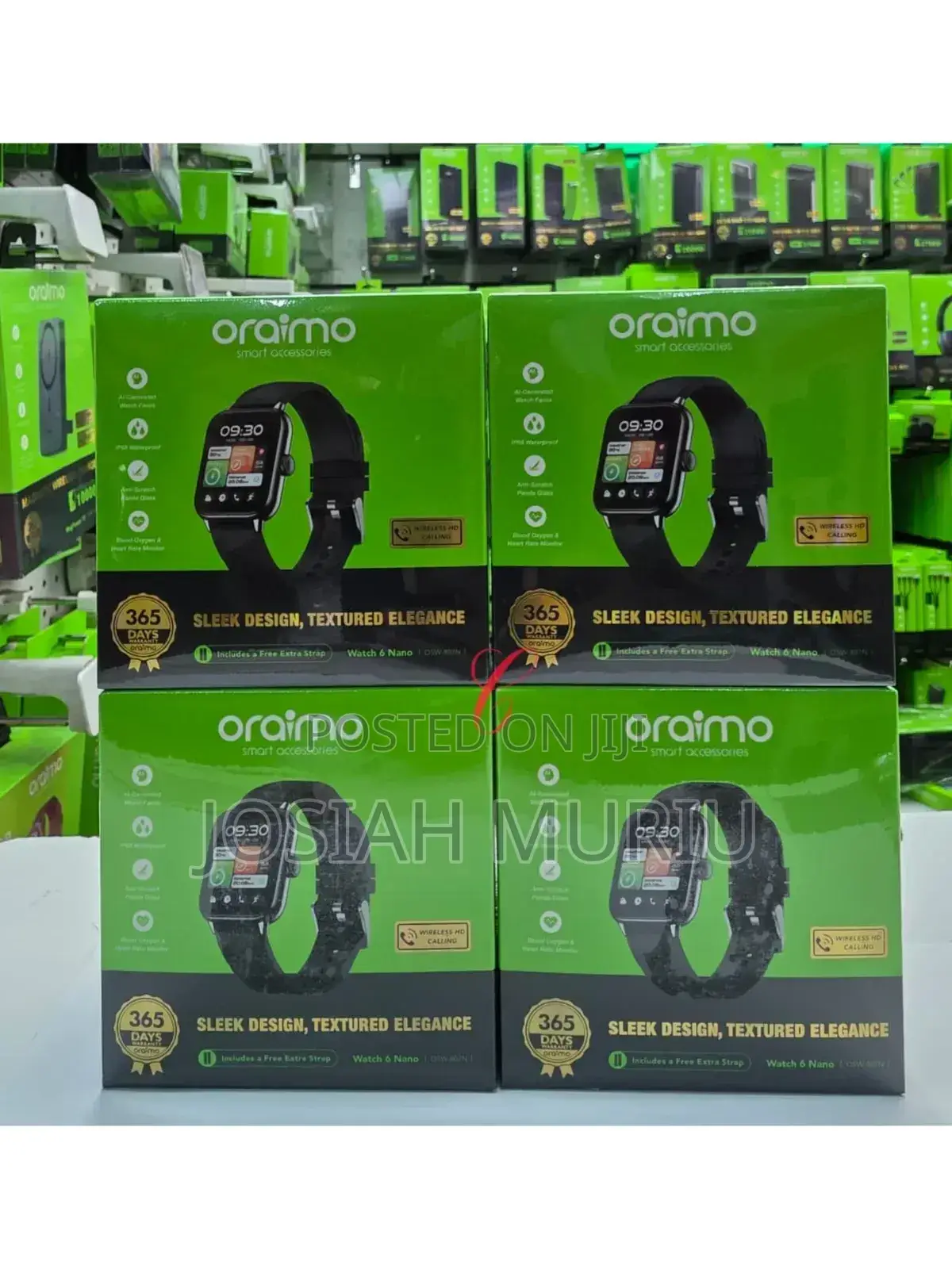 Oraimo *Watch 6* Nano Osw-807n 1.52" TFT Wireless Smart Watch