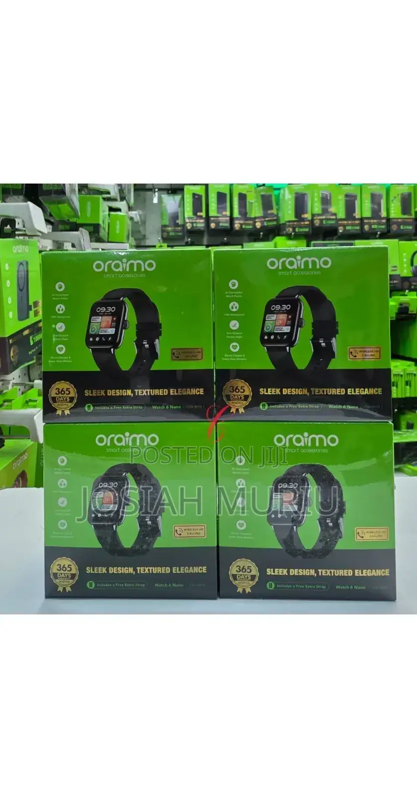 Oraimo *Watch 6* Nano Osw-807n 1.52" TFT Wireless Smart Watch