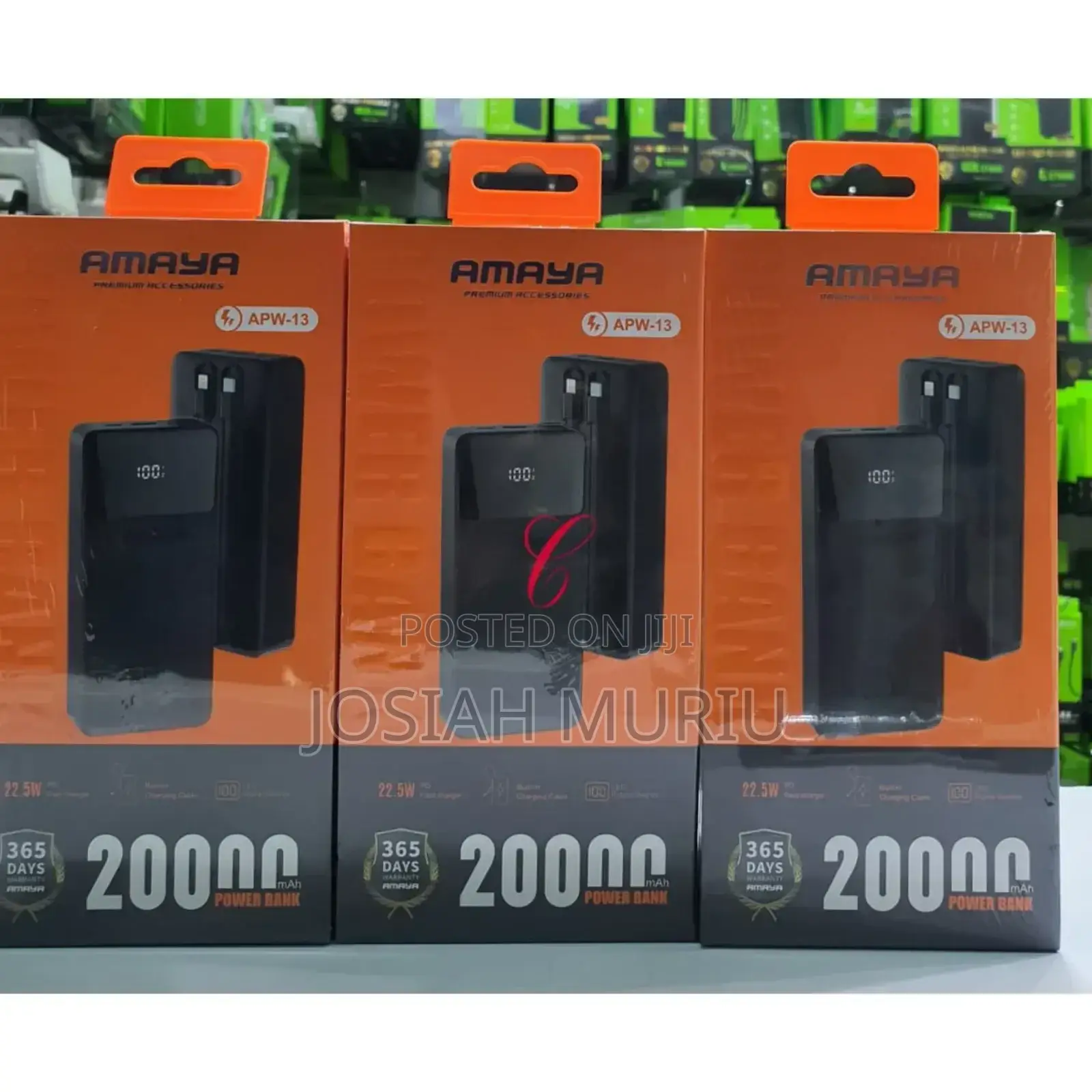 Amaya Apw-13 Power Bank 20000mah 22.5w Super Fast Charging