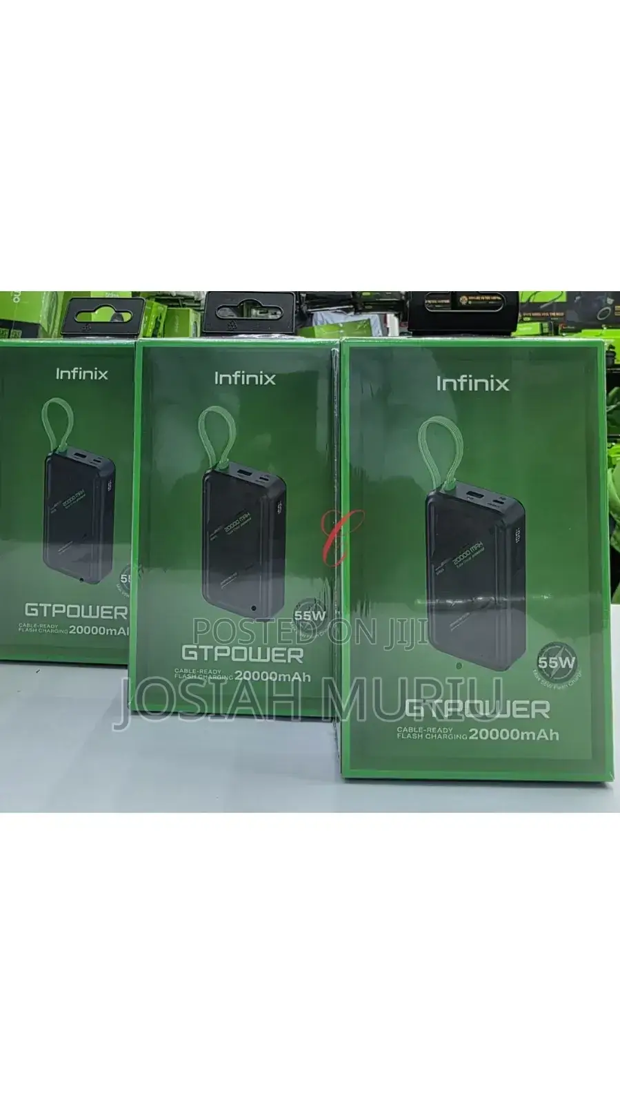 Infinix Gtpower *55w* Xp20gt 20000mah Flash *Charge Laptop Power Bank