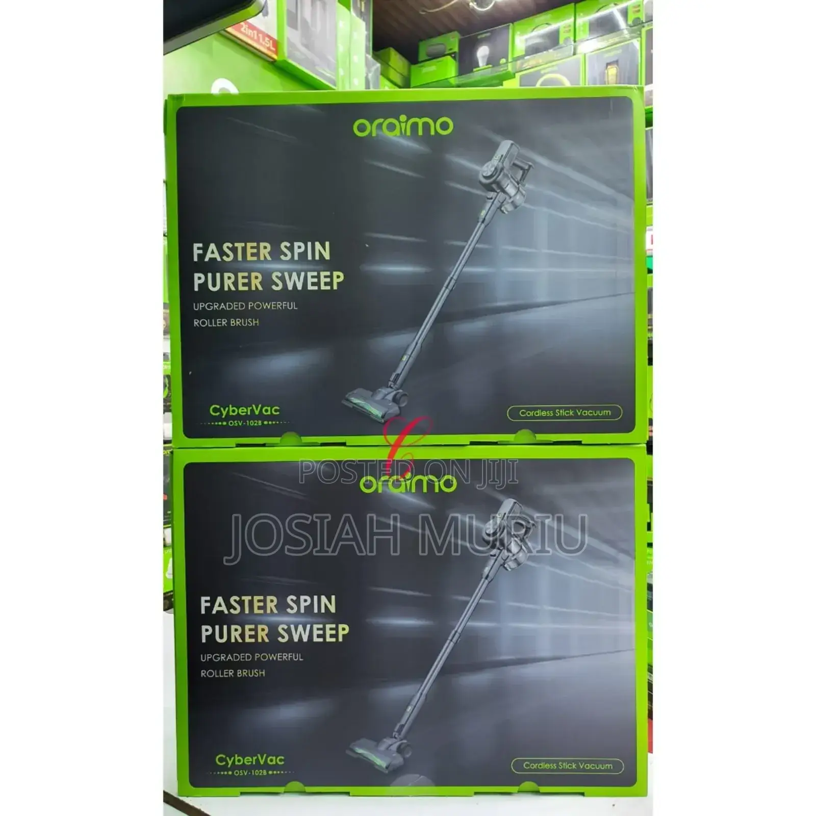 ;*
Oraimo Cybervac Osv-102b 180w *Wireless* Stick Vacuum Cleaner