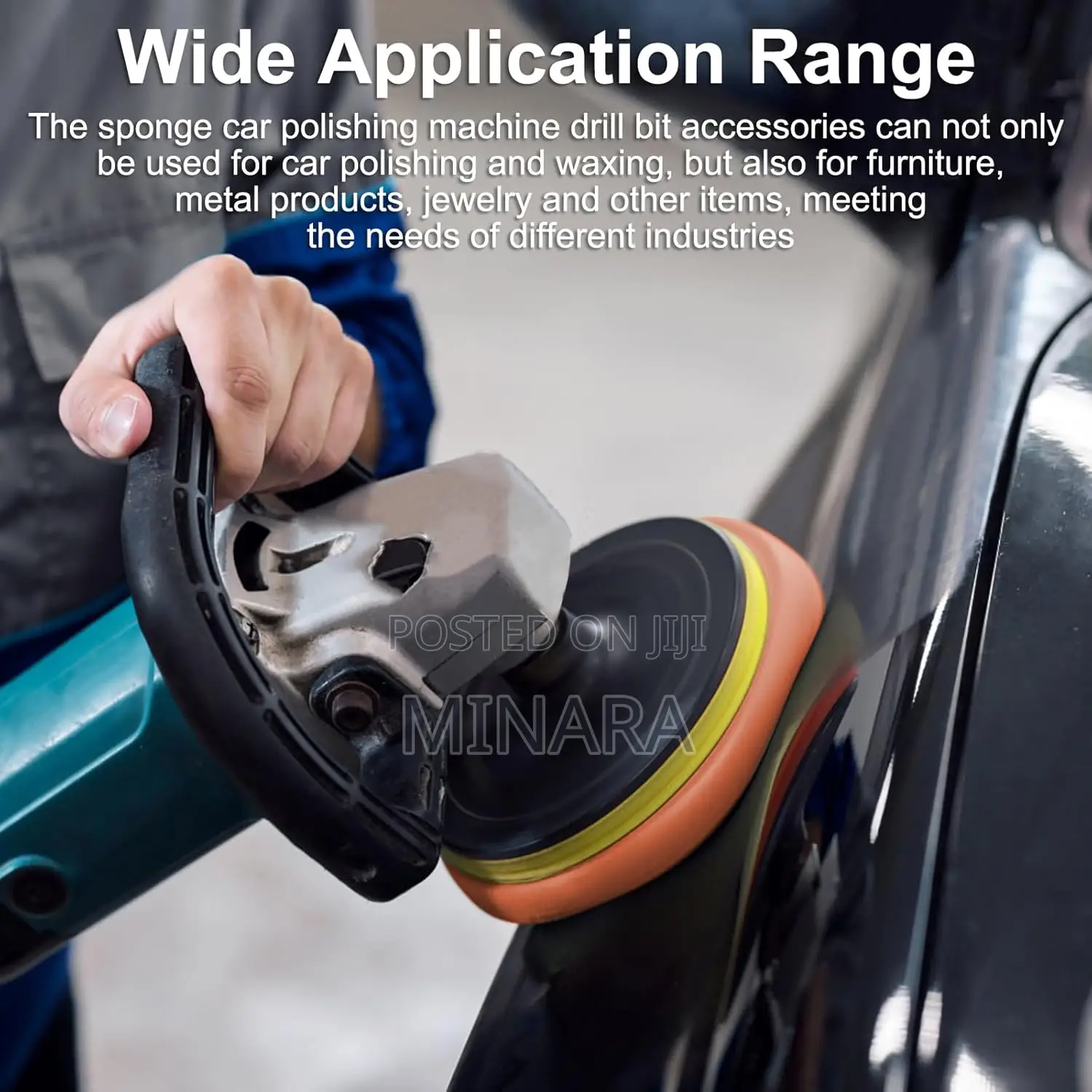 7 Pcs, 6” Inch / 150mm Polishing Foam Pads, Car Buffing, Waxing