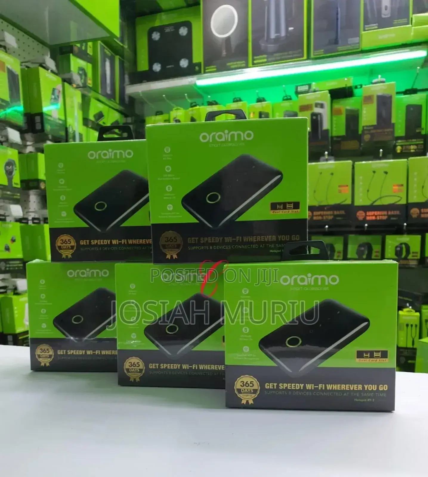 Oraimo Hotspot Elf 2 Mifi Om-102 4g Dual Sim Card Slots