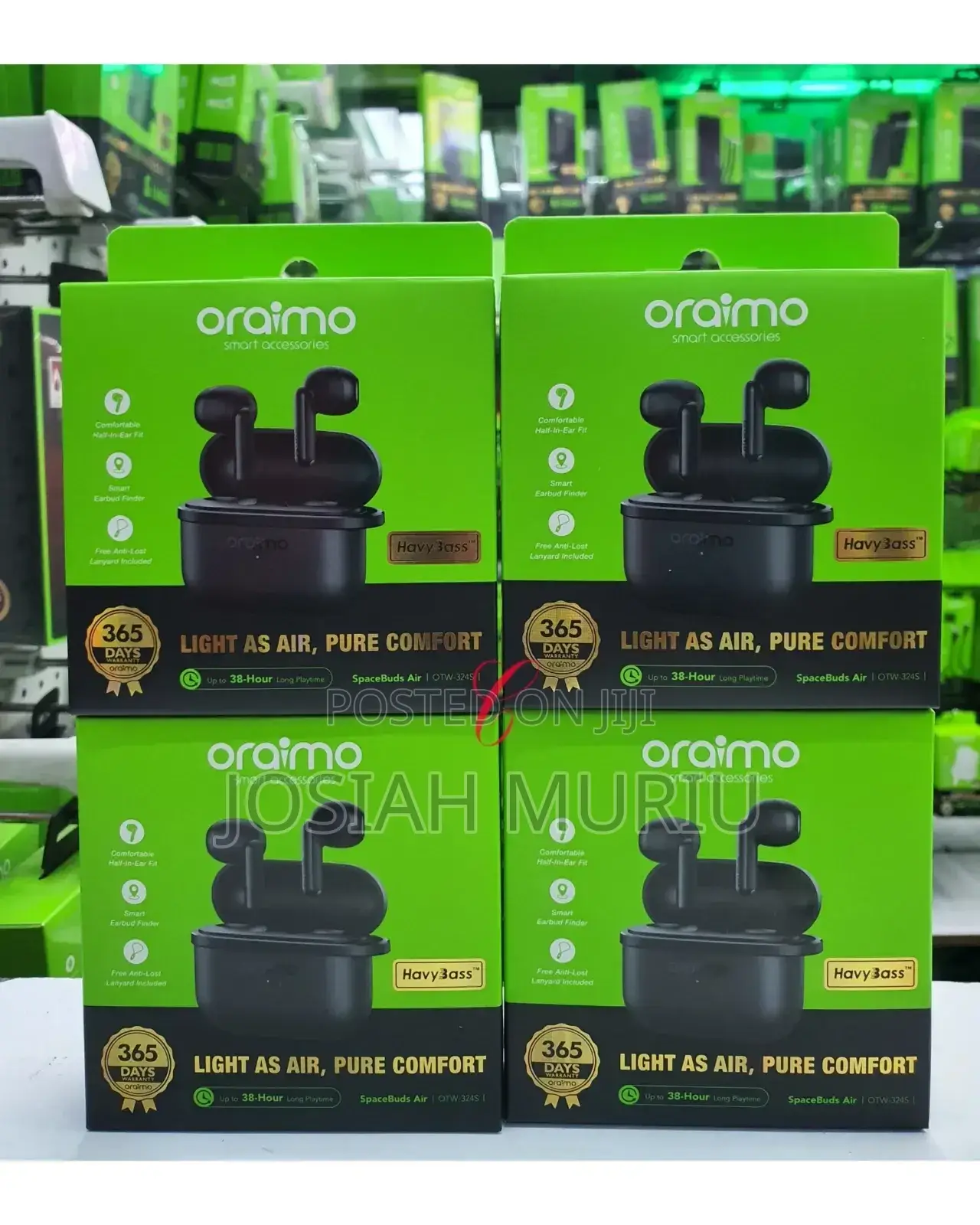 Oraimo Spacebuds Air Otw-324s Smart Finder True Wireless Earbuds