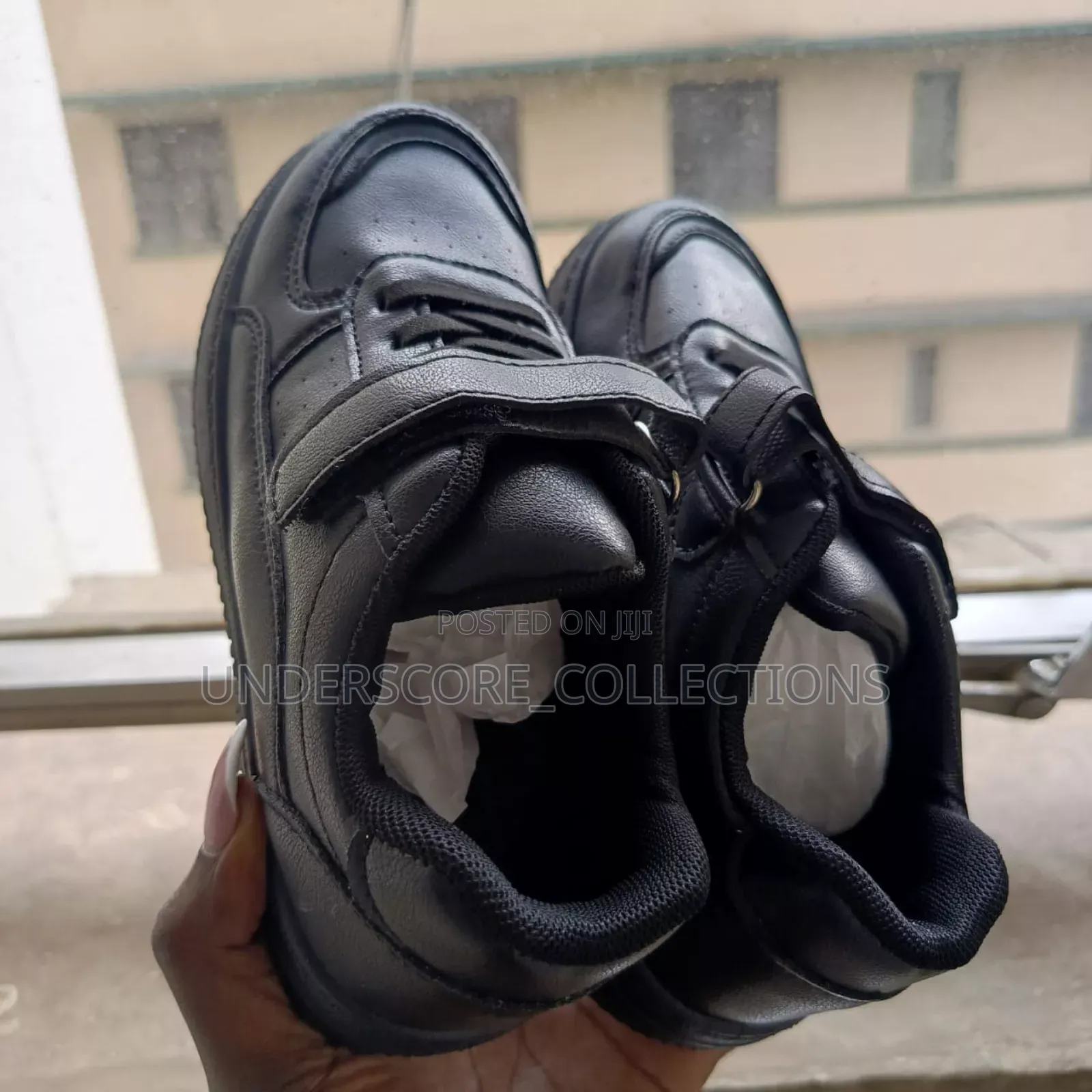 Black/White Kids Quality Unisex Sneakers
