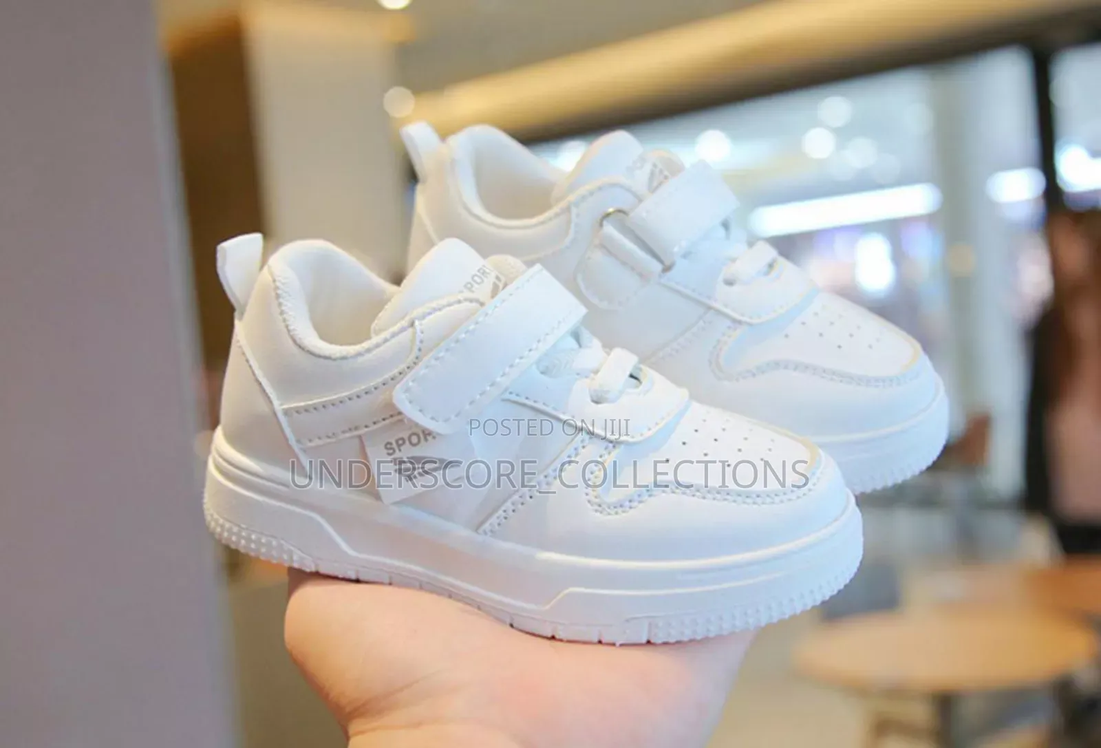 Black/White Kids Quality Unisex Sneakers