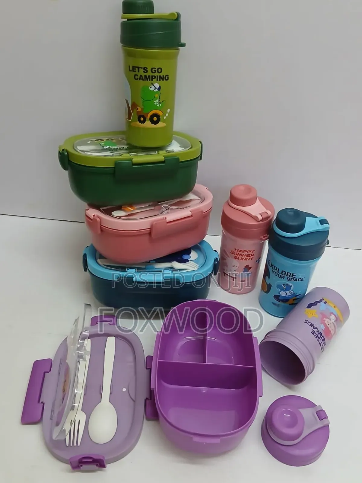 Gift Pack Snack Set Snack Box {1000ml} + Water Bottle {500ml