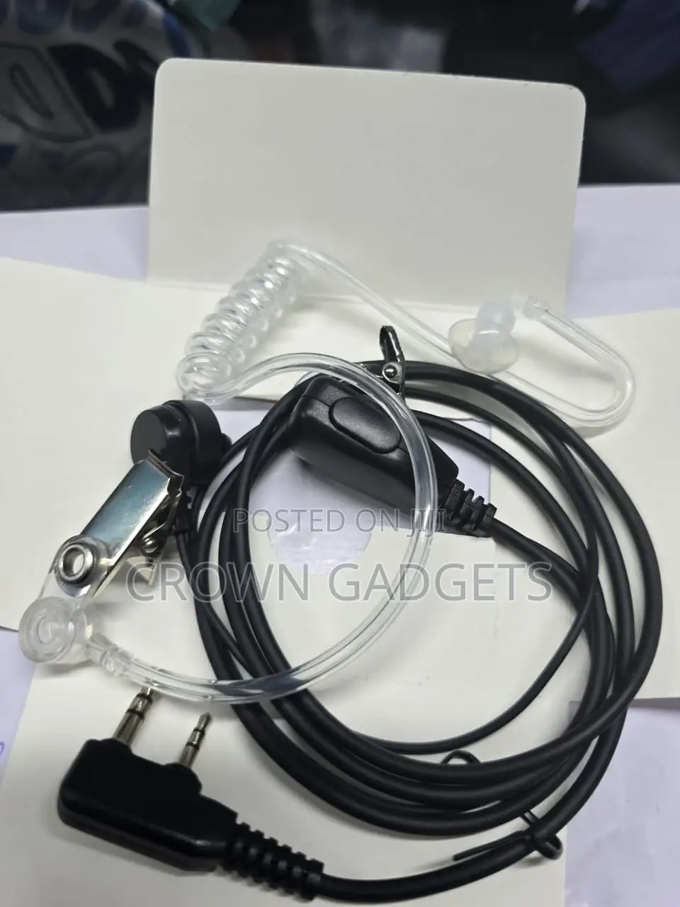 Fbi Two-Pin Radio Earpiece PTT Uv-5r Bf-888s