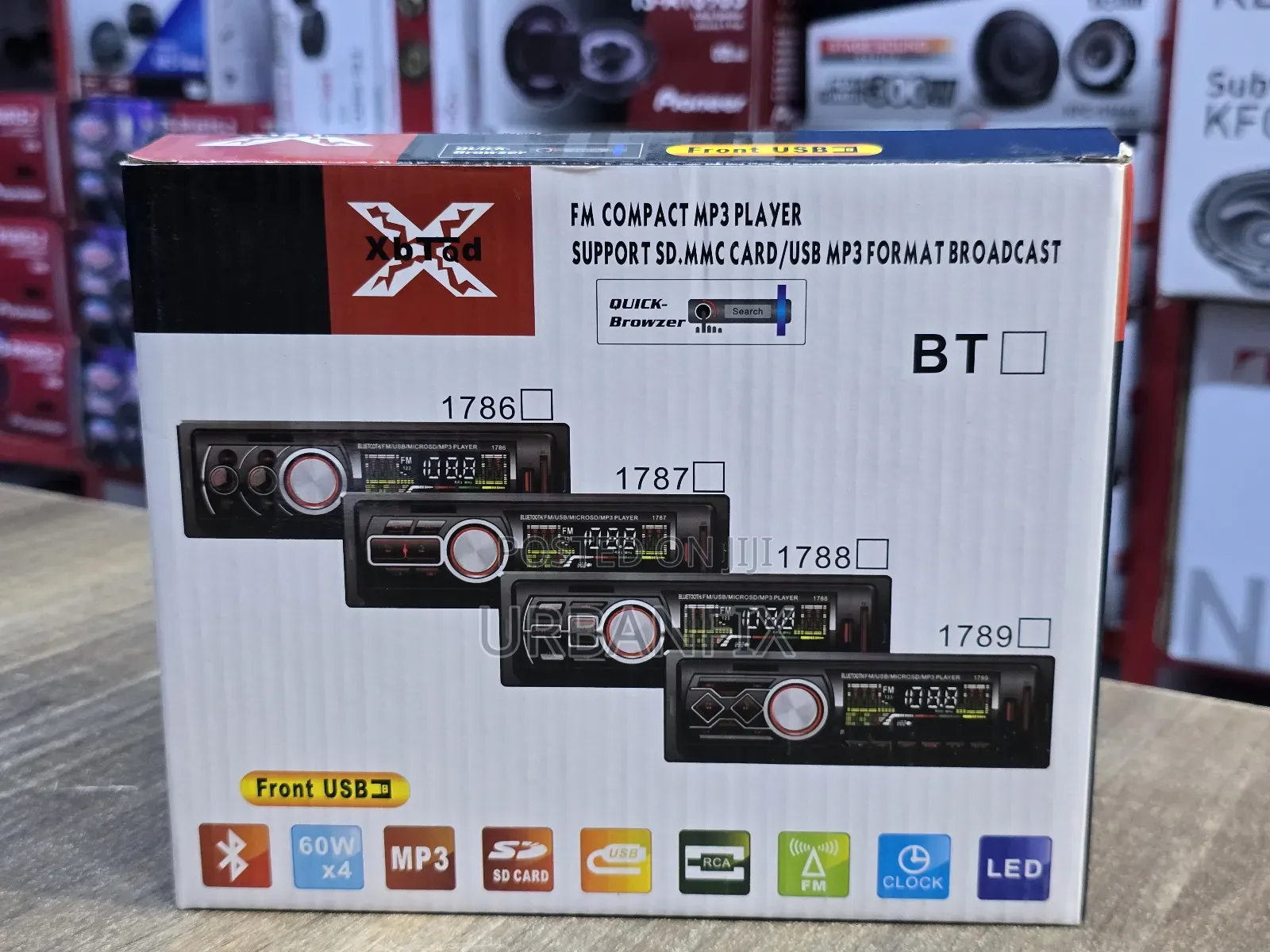 Brand New Xplode Bluetooth Car Radio With Fm, Usb, Auxiliary