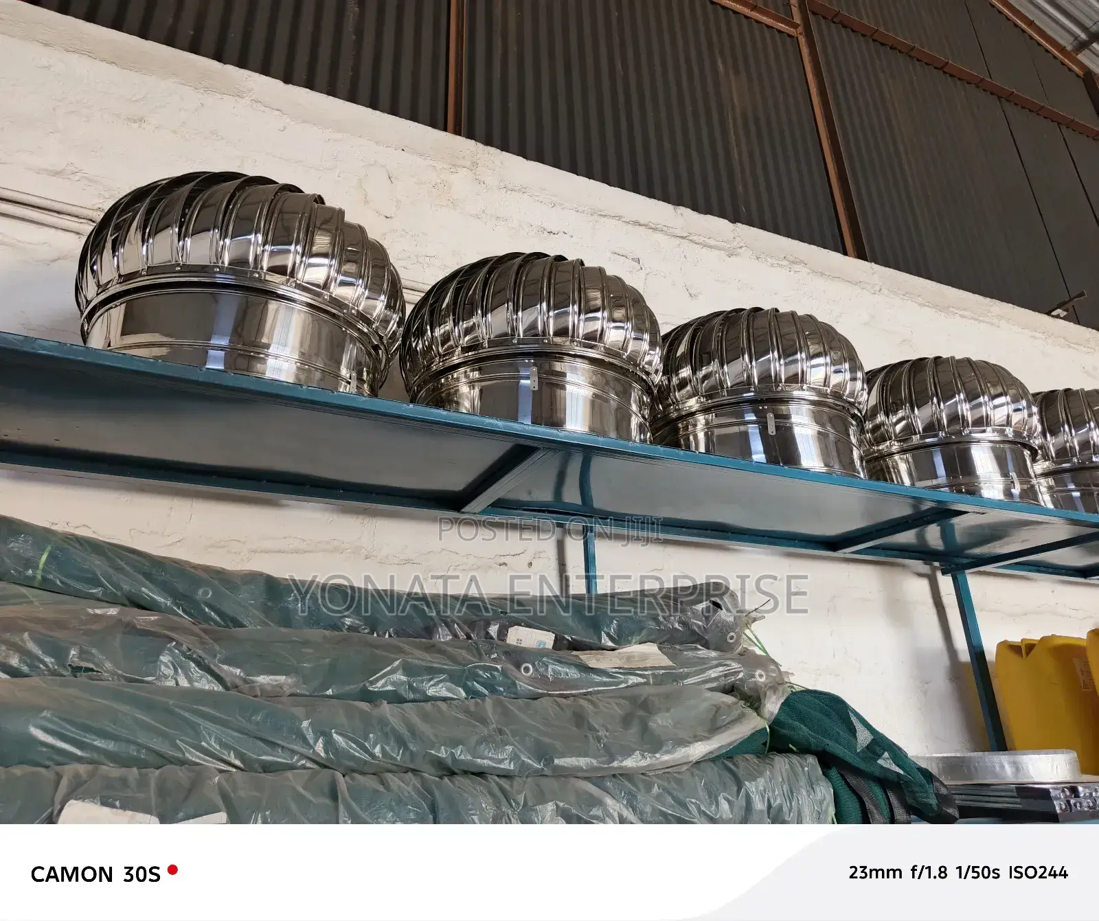 Stainless Steel Roof Cyclone Ventilator 500mm Diameter