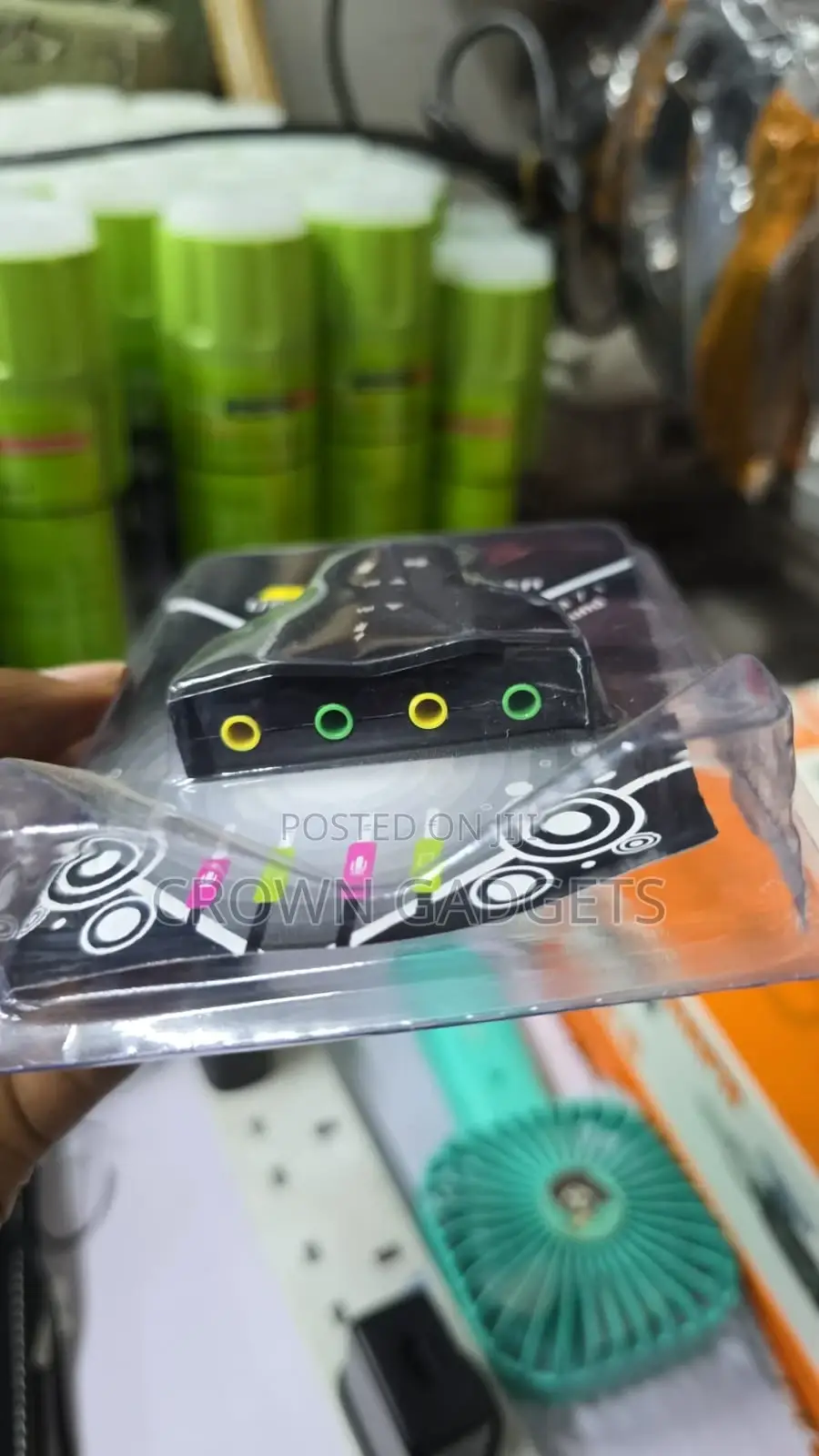 Usb Sound Card Adapter With Headphone Mic Ports