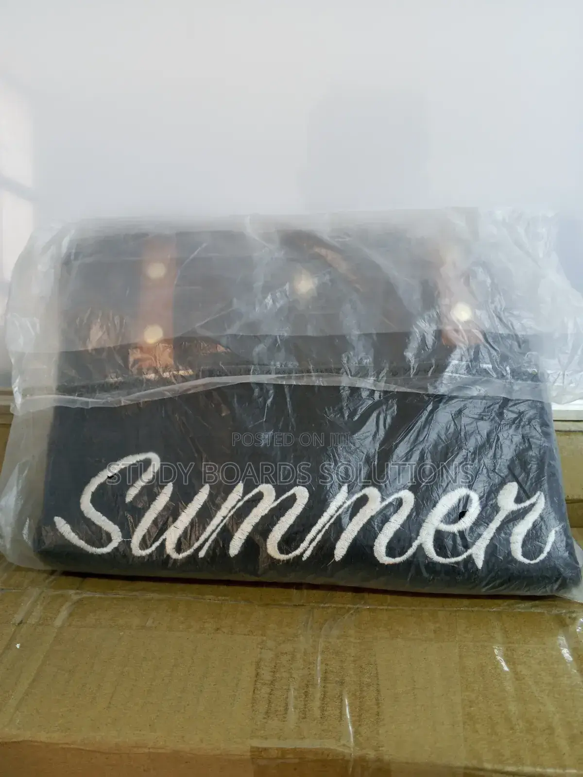 Black Summer Vibes Tote Shoulder Bag