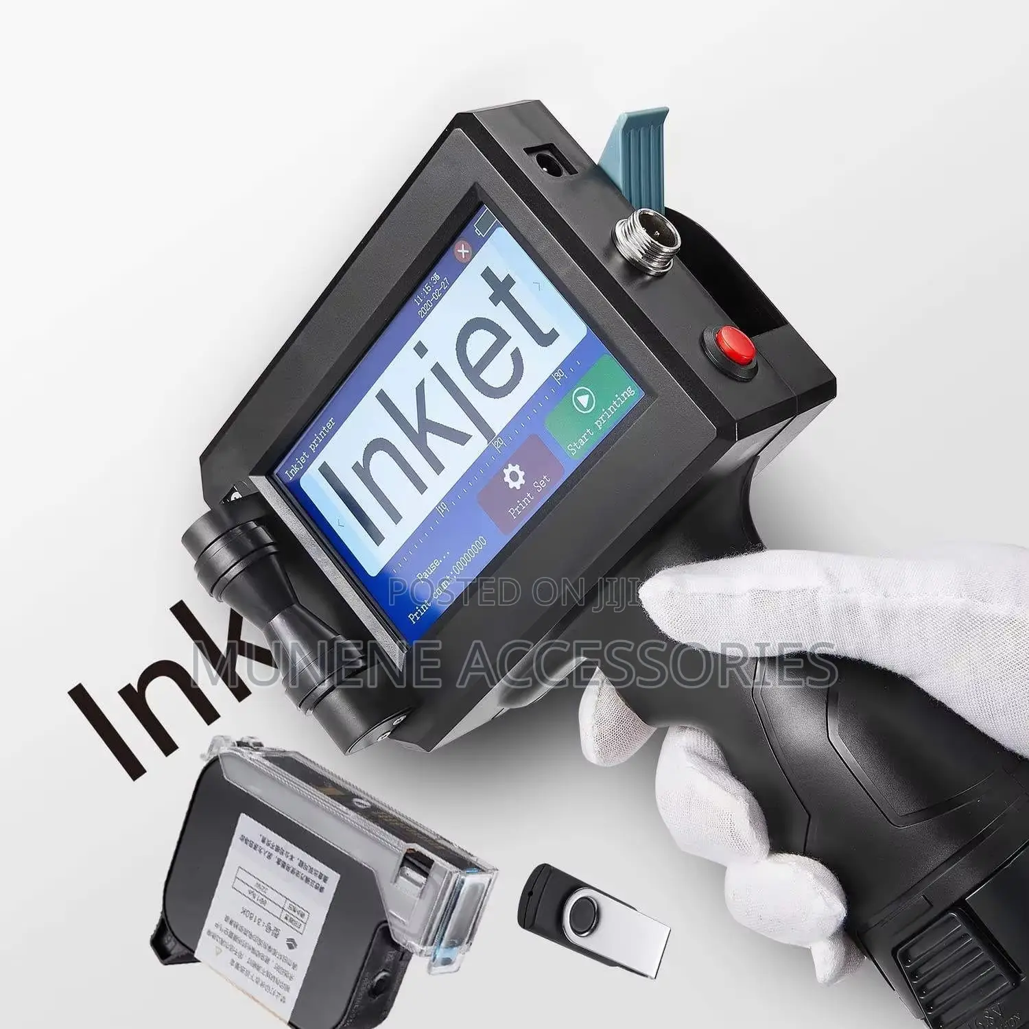 Ink Handheld Inkjet Printing for Metal Plastic Qr Code Batch Marking