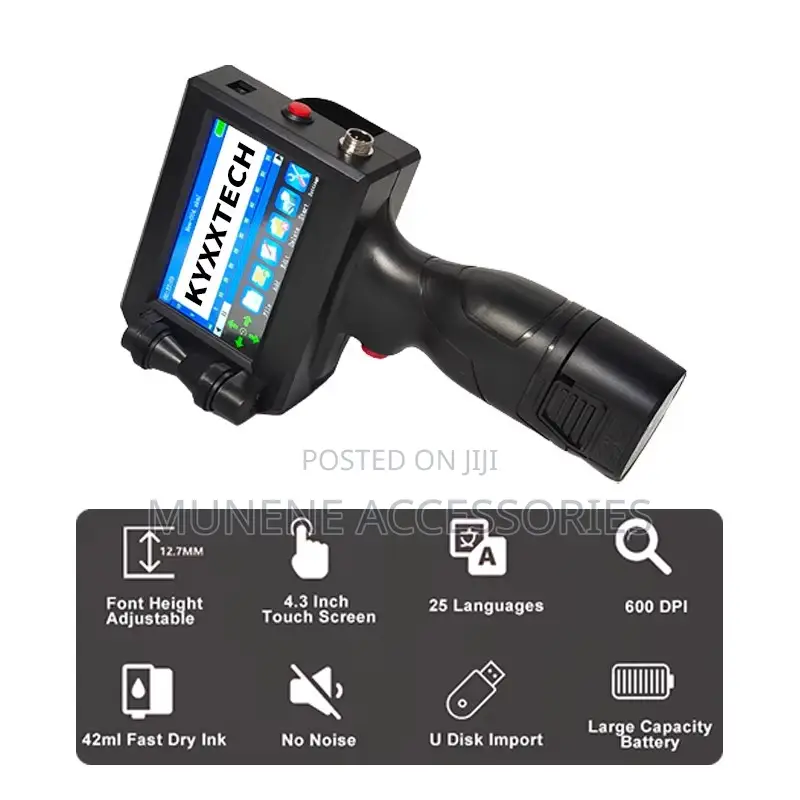 Ink Handheld Inkjet Printing for Metal Plastic Qr Code Batch Marking