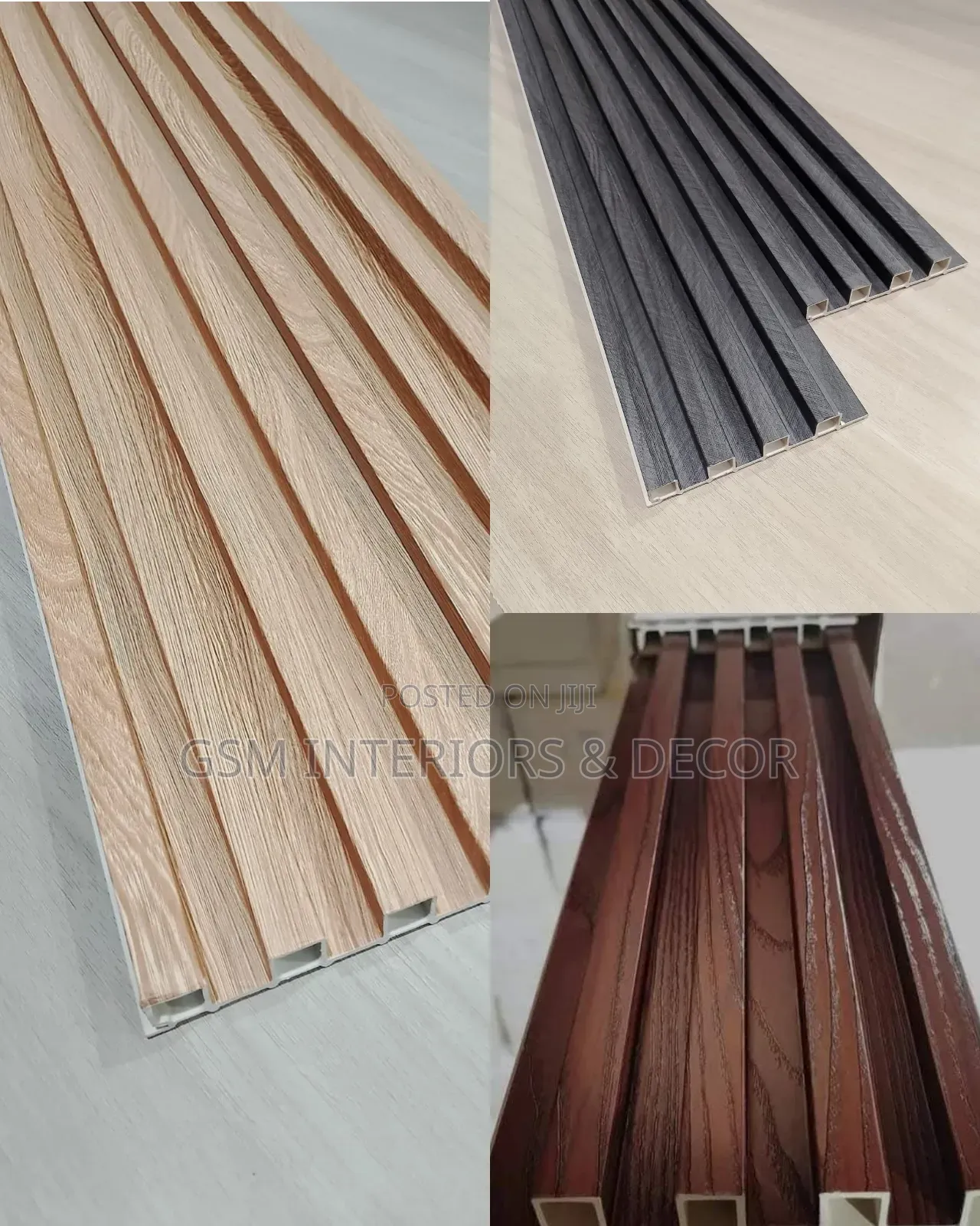 Fluted Wall Panels in Creamy Shades