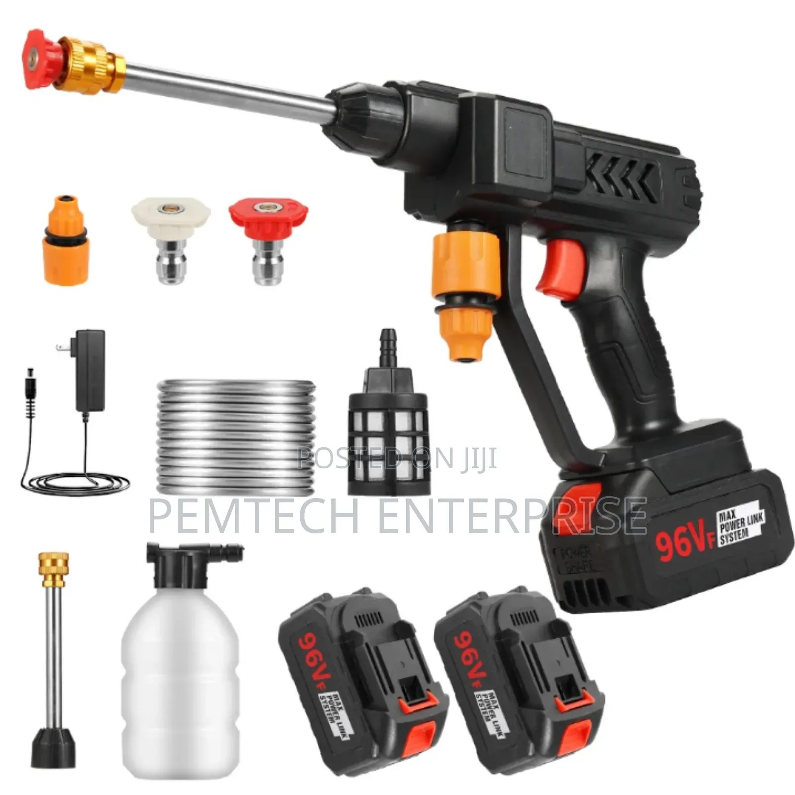 Portable Cordless Pressure Washer Kit.